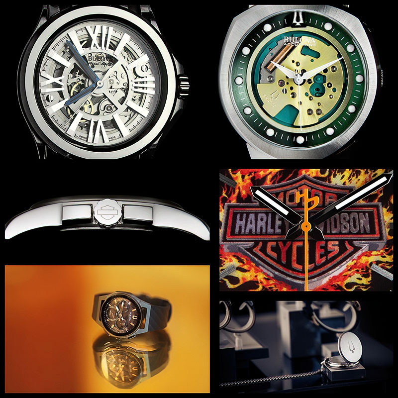 Collage photo of watches. Photos taken by the product photographer Caldibizphoto